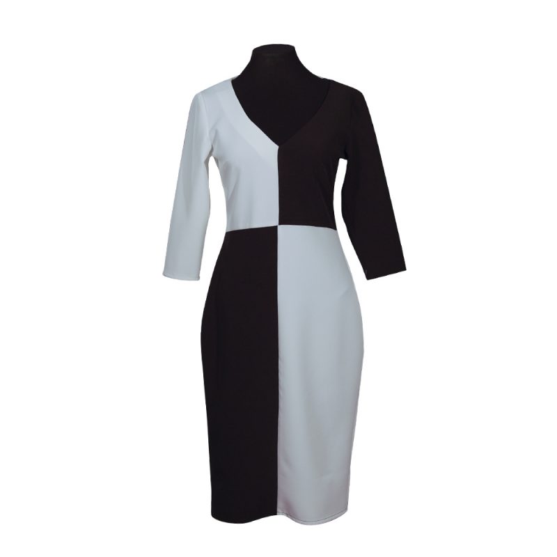 vestido-ajedrez-blanco-negro-M-5704-soria-novias