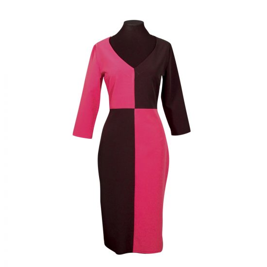 vestido-ajedrez-rosa-negro-L-5704-soria-novias