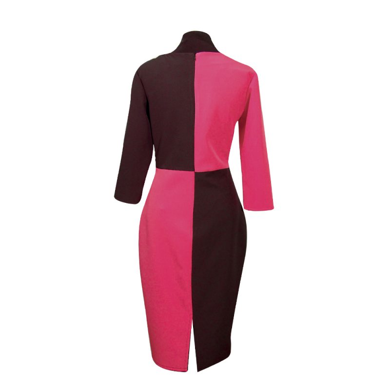 vestido-ajedrez-rosa-negro-L-5704-soria-novias-detras